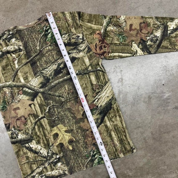 Y2K Camo green and brown long sleeve shirt Size M - Picture 4 of 6